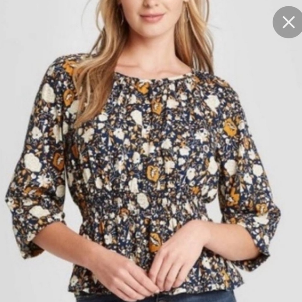 Universal Thread Peplum Blouse - Size M